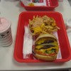 Trippel burger på In `N Out Burgers